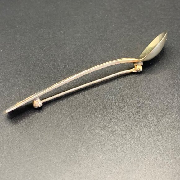 Vintage Gorham Sterling Silver 925 Tiny Spoon Brooch 2.75" Long - Picture 2 of 6